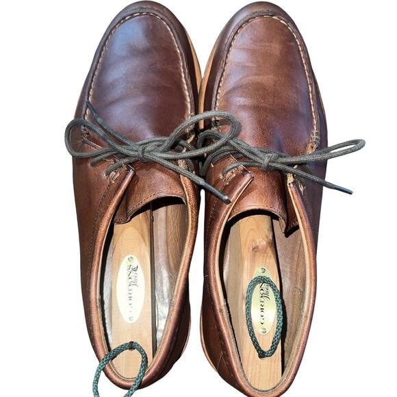 Timberland Men’s Sz 9M Tauk Point Moc Toe Derby Russet Brown main image 4